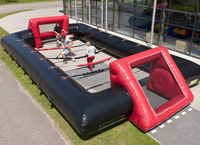 Terrain de Foosball Gonflable Géant de Qualité Commerciale, Jeu de Football de Table à Taille Humaine pour Événements et Fêtes de Team Building