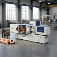 Machine de moulage par injection entièrement électrique automatique bicolore 230T pour boîtes à outils en PP/PC et boîtiers en plastique industriels