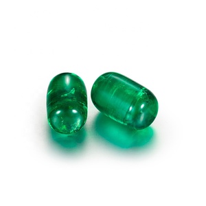 Cylindrical Lab <strong>Emerald</strong> Verdant Green Synthetic <strong>Rough</strong> Pills Shape Colombian <strong>Emerald</strong> <strong>Beads</strong> Factory Wholesale - Product Image 4
