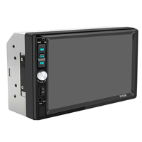 Autoradio 2 DIN 7 pouces 7010B/7012B/7018B avec Carplay, lecteur MP3/MP5, écran tactile, Bluetooth, FM, USB, AUX, vidéo et fonction Mirror Link