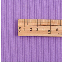 Vente en gros de tissu à tricoter nervuré brossé 4*2 tissu spandex en polyester pour vêtements