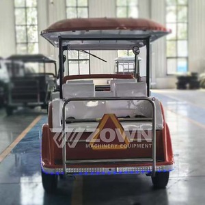 รถชมวิวไฟฟ้าแบบเปิดประทุนสไตล์วินเทจ เบาะนั่งสบายสำหรับการเดินทางในมหาวิทยาลัย - Product Image 3