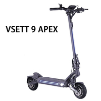 Patinete Eléctrico 48V 15.6Ah/19.2Ah LG 55km/h con Motor Dual de 700W para Adultos, VSETT 9 APEX con Batería Extraíble