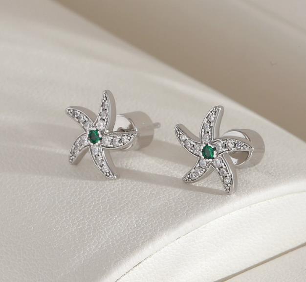 Silver-1.2cm starfish