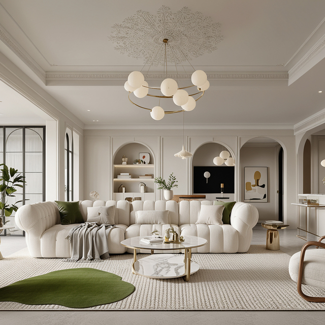 Luxury American-Style Modern Interior Design Services for Dining Home-Eco-Friendly Modular Whole-House Customization One-Stop