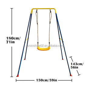 Zoshine grande <span class=keywords><strong>altalena</strong></span> all'aperto e Set di arrampicata per giardino di casa cortile cortile cortile attrezzature da gioco per bambini - Product Image 6