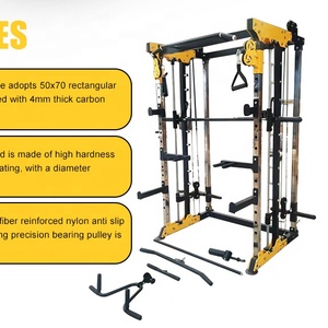 Attrezzatura da Palestra Accessori per Home Fitness RTS <span class=keywords><strong>Power</strong></span> <span class=keywords><strong>Rack</strong></span> Multifunzione Smith Machine Squat <span class=keywords><strong>Rack</strong></span> DY-6002 - Product Image 1