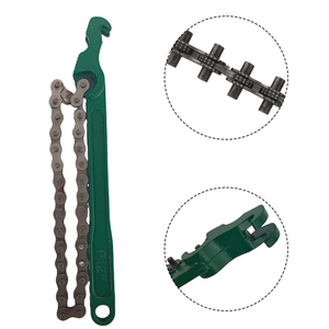Llave de Cadena Ajustable Profesional de 9 y 12 Pulgadas para Reparación de Filtros de Aceite y Accesorios de Tuberías - Product Image 5