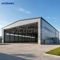 VICDOWEX Structure en acier industrielle personnalisée pour garage, hangar et bâtiment d'usine, pour atelier et entrepôt, avec garantie de 5 ans