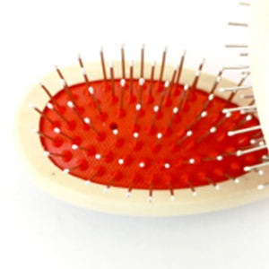 Peine de Madera Suave con Pasadores de Acero Inoxidable de Doble Cara, 23*7cm, para Productos de Peluquería Canina - Product Image 4