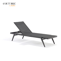 Fauteuil de soleil confortable pour Jardin Diva, ensemble de chaise de piscine, noir, toutes saisons, bon marché, moderne, hôtel