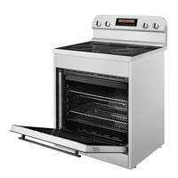2024hot jual model baru gratis berdiri peralatan dapur rumah kompor listrik dengan oven/oven bawaan