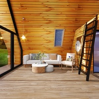 Maison préfabriquée prête à l'emploi, salon, chambre, salle de bain, en acier, design chinois, pour appartement, villa, hôtel, maison en A.