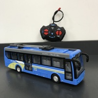 4CH RC véhicule enfants 1/32 en plastique télécommande ville école voiture bus jouets avec lumière pour enfants