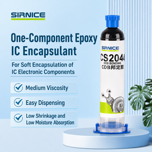 Adhesivo de un componente epoxi para encapsulado de chips IC, <span class=keywords><strong>pasta</strong></span> negra CS2044 SIRNICE - Product Image 3