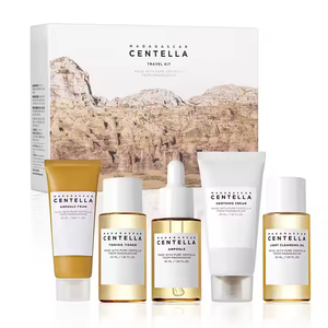 Produits de beauté coréens pour la peau, ensembles de soins de la peau à la Centella, produits cosmétiques, crème éclaircissante, hydratante, kit de voyage à la Centella - Product Image 6