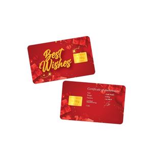 10g 20g Umicore barre d'or Blister paquet noël merci cadeau Souvenir argent pièce affichage carte étui - Product Image 5