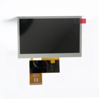 شاشة LCD من Innolux مقاس 4.3 بوصة/TFT/شاشة عالية السطوع/480*272 AT043TN25 V.2، متوافقة مع شاشة تعمل باللمس