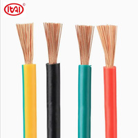 Fil Électronique en Cuivre Toronné Isolé PVC Flexible de Haute Qualité 600V 1 Brin, Modèle BVR, Norme IEC 60227 pour l'Électronique