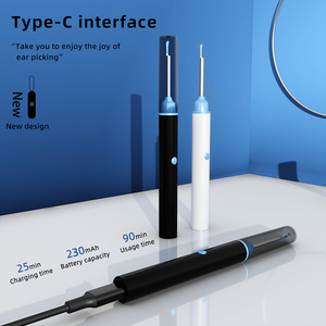 Caméra d'<span class=keywords><strong>oreille</strong></span> Kensoya 109-1S version anglaise, connexion USB, prise CN, portable, 1080P, ABS, acier inoxydable, 8 LED, pour examen endoscopique - Product Image 2