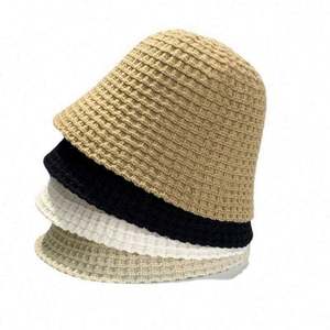 Sombreros de Pescador de Ganchillo Suaves y Modernos para Mujer, Sombreros de Pescador Tejidos para Mujer, para Pesca, Esquí, Fiestas Casuales - Product Image 2
