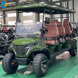 Golf Cart Elettrico a 6 Posti per Resort, Veicolo Navetta EV a 8 Posti, Buggy Turistico con Approvazione CE - Product Image 3