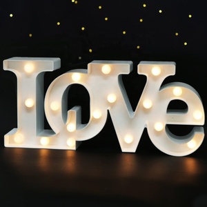 <span class=keywords><strong>Letras</strong></span> de Neón LED con el Símbolo del Amor, Letreros Personalizados en 3D de Metal Galvanizado Ecológico, Decoraciones para el Día de San Valentín y Bodas - Product Image 1