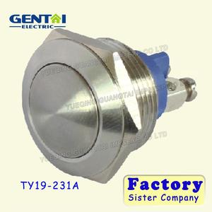 Interruptor de botón de retorno de resorte momentáneo universal de alta calidad con terminales - Product Image 5
