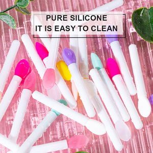 Spatule applicatrice en silicone pour baume à lèvres, outil de beauté pour masque labial, vente en gros - Product Image 3