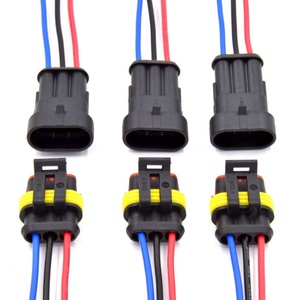 LH3P5KIT 16AWG <b>3</b> <b>Pin</b> Plug Waterproof <b>Connector</b> for General Car - Product Image 3