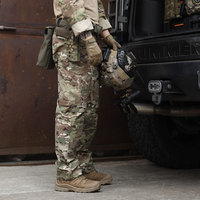 Pantalon tactique camouflage Emersongear Comtat, résistant à l'usure, avec genouillères.