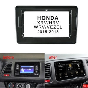 Para <span class=keywords><strong>HONDA</strong></span> HRV 2015-2018 Marco de transición, kit de marco de panel de salpicadero de radio de coche. La fábrica se puede personalizar - Product Image 4