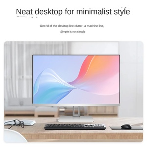 PC de escritorio todo en uno de 24 pulgadas para uso empresarial y doméstico <span class=keywords><strong>DDR4</strong></span> con procesador Intel SSD Disco Duro pantalla LCD - Product Image 3