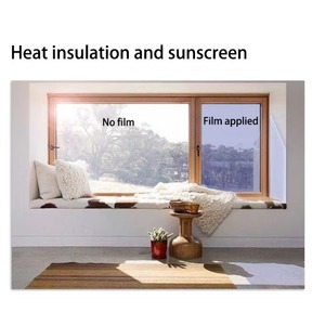 1*30m Self-adhesive Modern Automotive Tint Auto Glass Anti-Dazzle Privacy Reflective One Way Vision Building Window <b>Film</b> Heat - Product Image 5