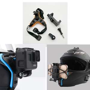 Support de fixation pour caméra GoPro Hero sur <span class=keywords><strong>casque</strong></span> de moto, adaptateur de mentonnière pour caméra de moto, vente en gros - Product Image 5