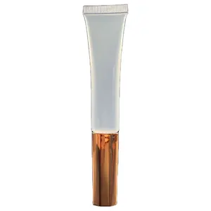Night BB Cream 18ml Slim Lip Glaze Lipgloss Tubes Cosmetic White Transparent Concealer Plastic Container Soft Cosmetic Packaging