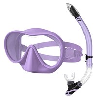 Ensemble de lunettes de plongée Seacurrent, lunettes de plongée et tuba, masque de plongée en apnée, ensemble de tuba pour la pêche sous-marine