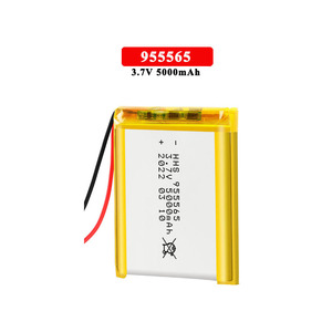 UN38.3 Kc одобрил 955565 литий-полимерный аккумулятор высокого качества 3,7 в 5000 мАч 955565 литий-полимерный аккумулятор для настольной лампы и динамика - Product Image 1