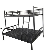 2024 nouveau Design chambre moderne réglable Style Simple robuste acier métal loft lit Double enfants ou adulte lit en acier
