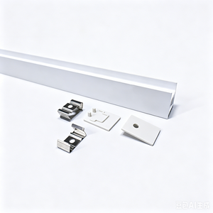 Profilé LED en aluminium 16*22MM pour éclairage de plafond, bandes lumineuses série 6000, profilé linéaire encastré, canal en aluminium pour décorations, découpe possible - Product Image 2