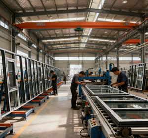 Porte <span class=keywords><strong>coulissante</strong></span> insonorisée de qualité supérieure et fenêtre sur mesure, système de portes et fenêtres en aluminium pour usage résidentiel - Product Image 6
