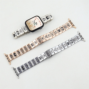 Cute <span class=keywords><strong>Little</strong></span> Puppy Correa de metal para Apple Watch Band 49mm 46mm 45mm 44mm 42mm 41mm 40mm 38mm Hombres y Mujeres Bandas de acero inoxidable - Product Image 3