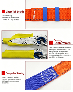 <span class=keywords><strong>Harnais</strong></span> <span class=keywords><strong>de</strong></span> <span class=keywords><strong>sécurité</strong></span> complet pour travaux d'escalade sur lignes électriques, ceinture <span class=keywords><strong>de</strong></span> <span class=keywords><strong>sécurité</strong></span> industrielle à longueur réglable, protection contre les chutes, directement <span class=keywords><strong>de</strong></span> l'usine - Product Image 5