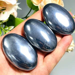 Pierre de paume en térahertz de haute qualité en gros pour la décoration de la maison et les décorations de Feng Shui, accessoire élégant - Product Image 2