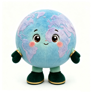 Peluche de la Tierra personalizado, Globo terráqueo de peluche, Peluche del planeta Tierra, Peluche de la Tierra - Product Image 1