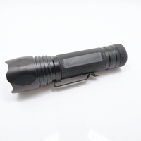 Lampe torche LED manuelle, extérieure, 1200 lumens, XML T6, étanche, zoomable, tactique, autodéfense, lampe de poche de camping