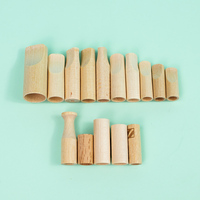 Accessoires pour fumeurs de forme personnalisée, embouts de filtre à cigarettes, embouts de filtre en papier à bouche ronde ou plate, embouts de filtre à cigares en bambou