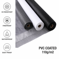 Malla Mosquitera de Fibra de Vidrio 18x16, Rollo de Malla Antipolvo y Antienvejecimiento para Ventanas, Puertas de Balcón Residenciales, Lavable