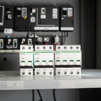 Mini disyuntor MCB de plástico IC65N 1P/2P/3P/4P C/D tipo 10A-63A 6ka Capacidad de ruptura 400V Industrial