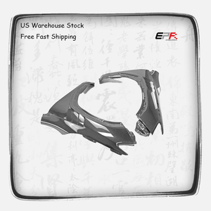 US Warehouse In Stock-For Subaru VBH WRX EPA Type Heat Dissipation Carbon Front Vent Fender 2PCS Pair-Free Fast Shipping - Product Image 1